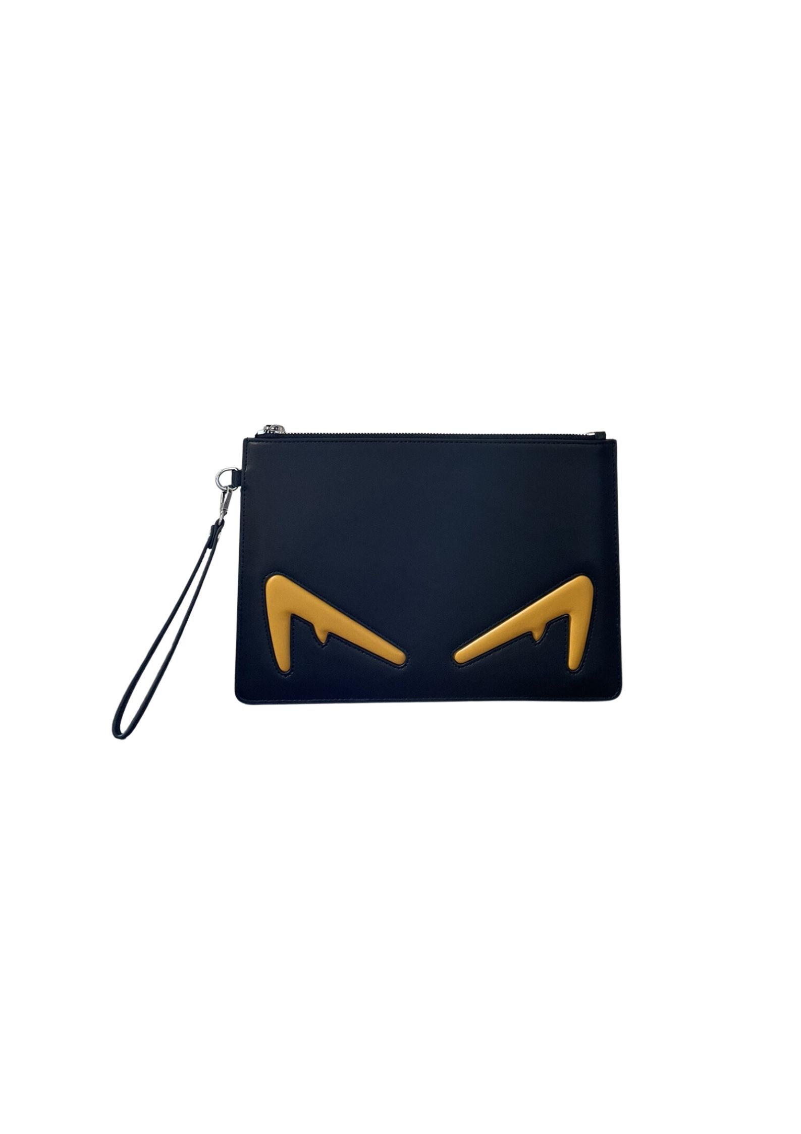 F**di Bugs Eyes Clutch Black And Yellow/Black And White For Women 12in/30cm