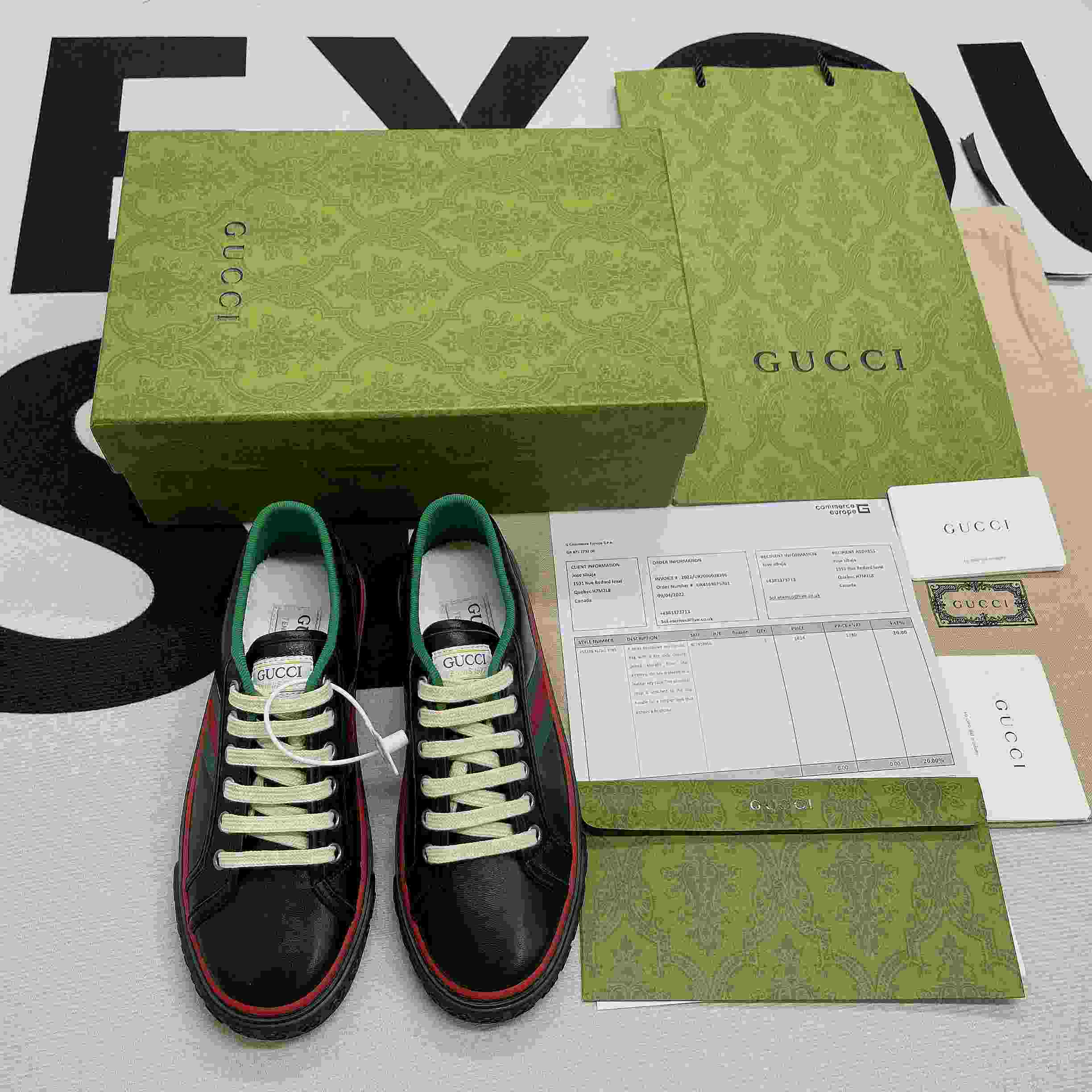 Gvc*1 GG Tennis 1977 Sneaker Black For Men