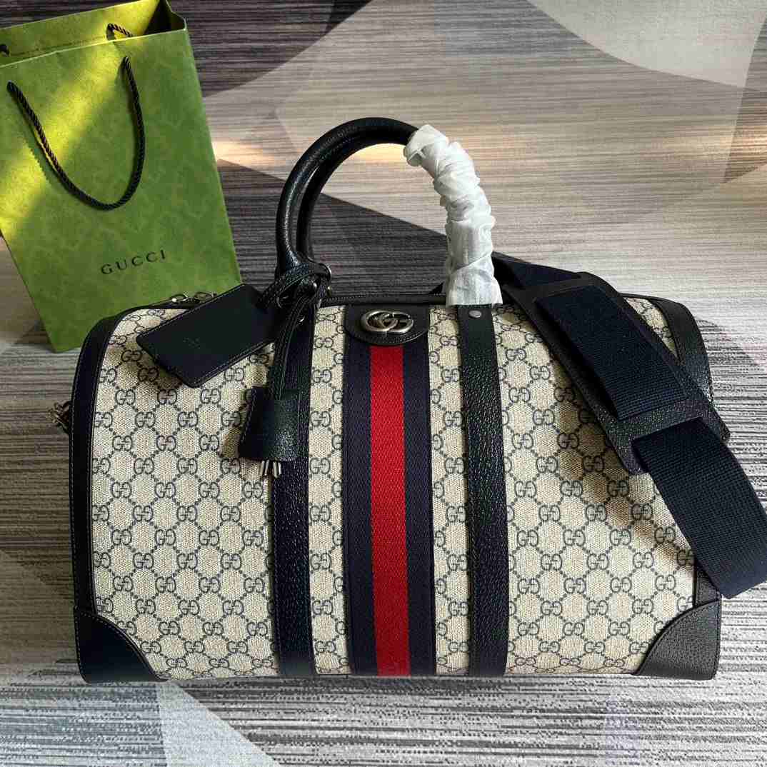 Gvc*1 Savoy Small Duffle Bag Blue/Black 17.7 in/45 cm 724642 9C2SN 4076