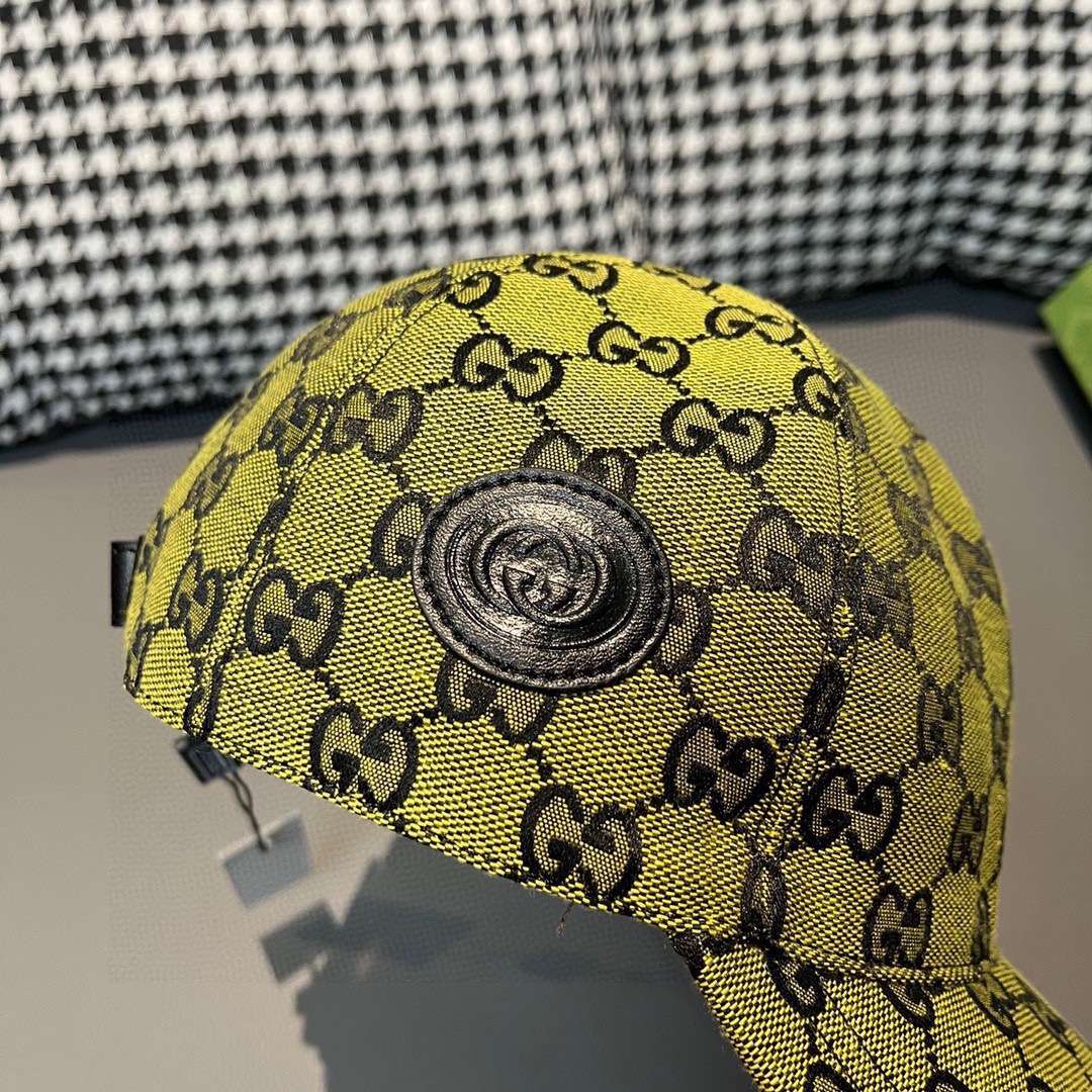 Gvc*1 Baseball Hat Yellow For Women