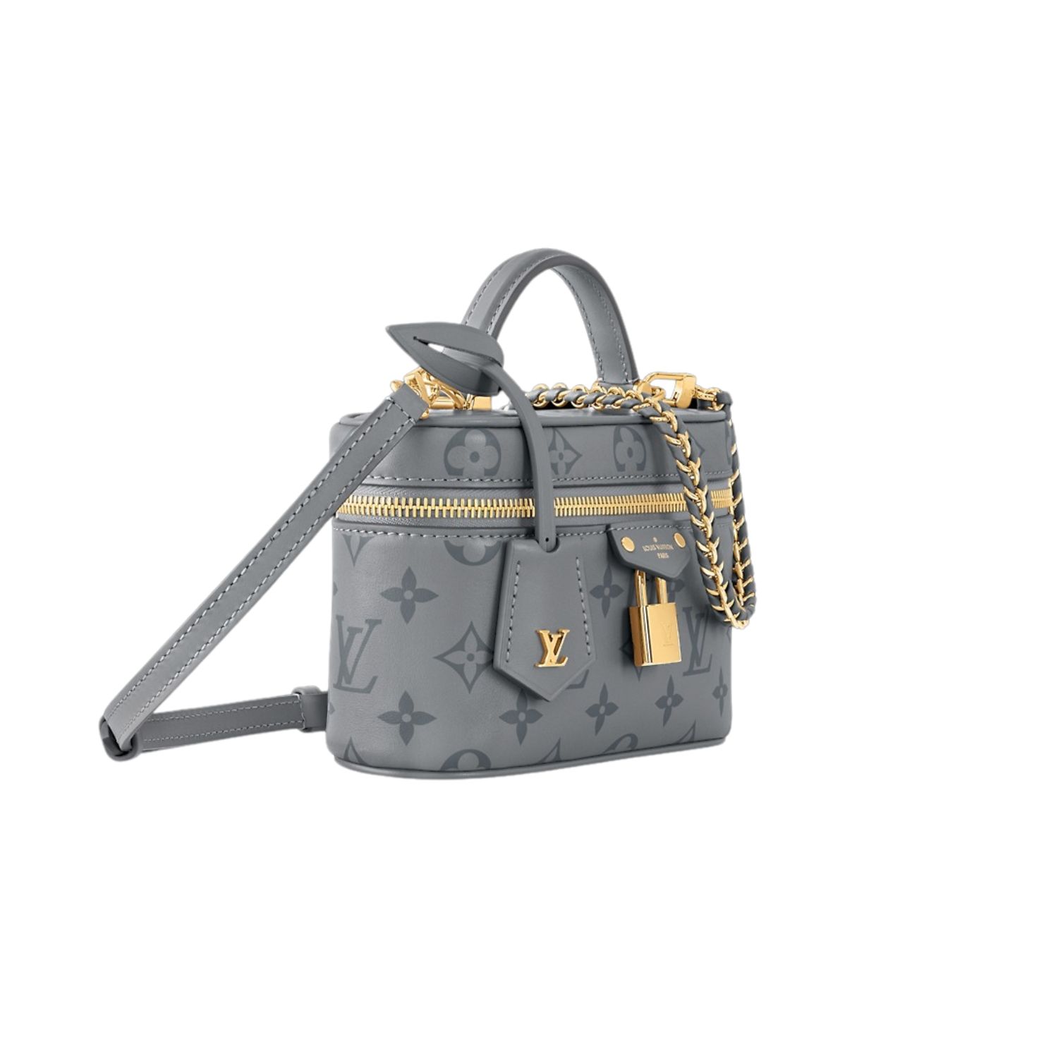 L0vis Vvtt0n Vanity Chain Pouch Trianon Gray For Women 19cm/7.5in – M12427
