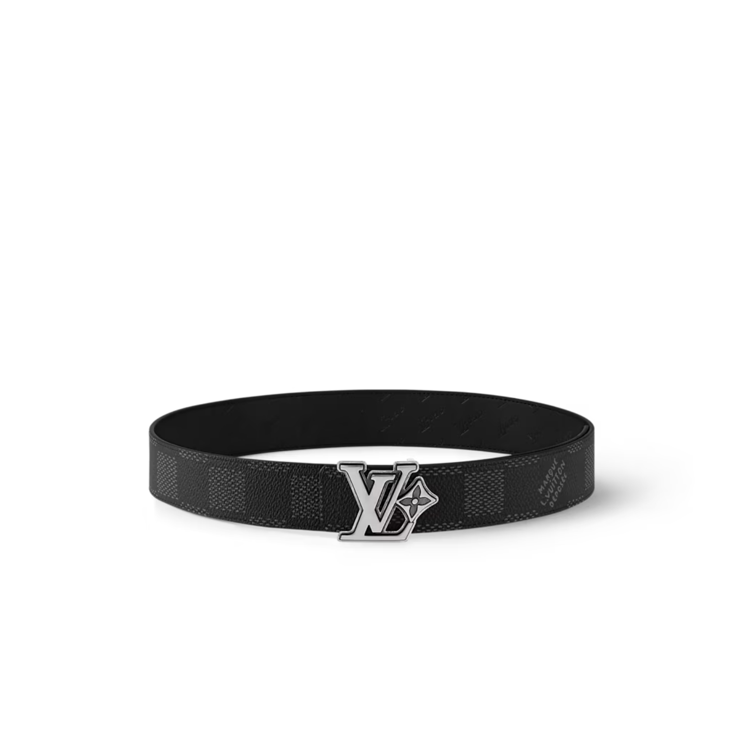 L0vis Vvtt0n LV Flower 40mm Reversible Belt Black For Men M4253V