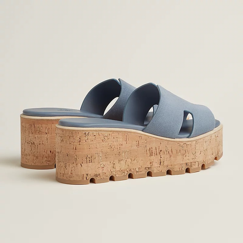H**me5 Eze 30 Sandal Bleu Grignon For Women H232150Z DJ410