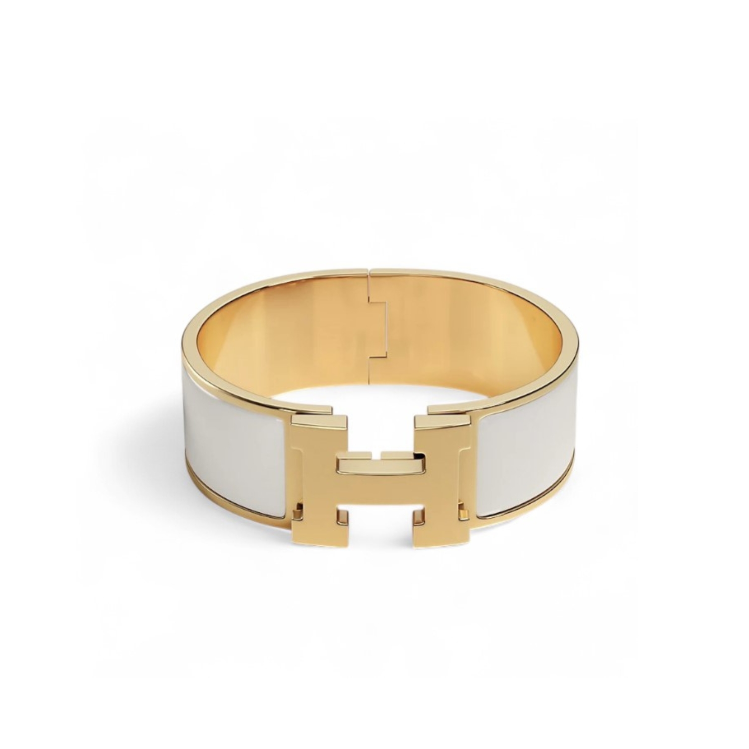 H**me5 Clic Clac H Bracelet Blanc H300001F 31PM