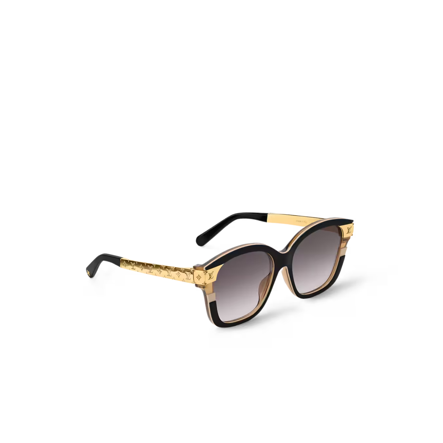 L0vis Vvtt0n LV Petit Soupcon Square Sunglasses Black For Women Z3182W