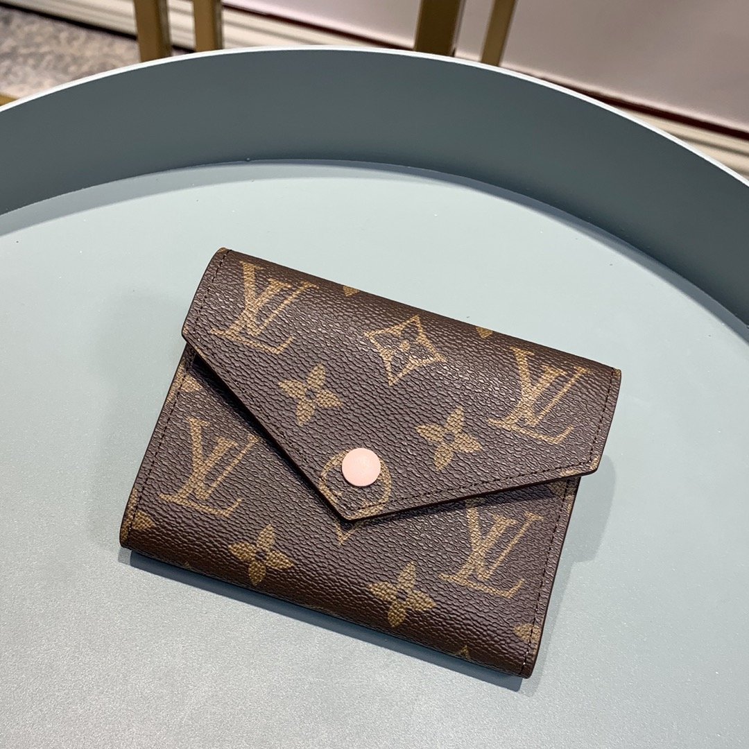 L0vis Vvtt0n Victorine Monogram Canvas Wallet For Women 12cm/4.7in
