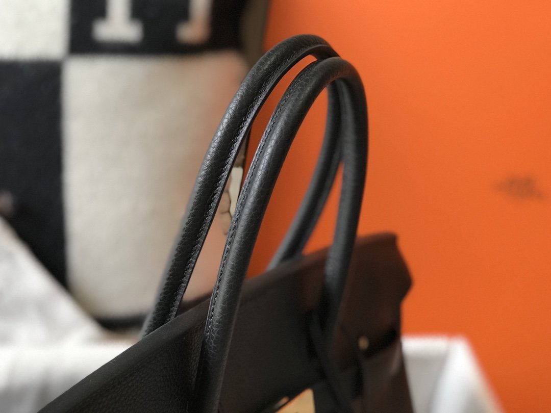 H**me5 Birkin Black Togo Gold Hardware Bag For Women, Women’s Handbags, Shoulder Bags 30cm/12in