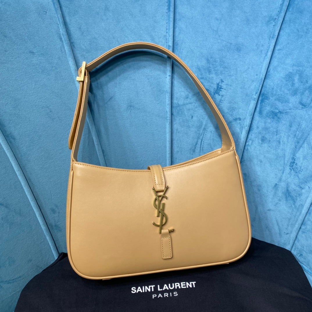 Sa1nt Lau*nt Le 5 À 7 Hobo Bag In Smooth Beige For Women 9in/23cm Y51 6572282R20W9832
