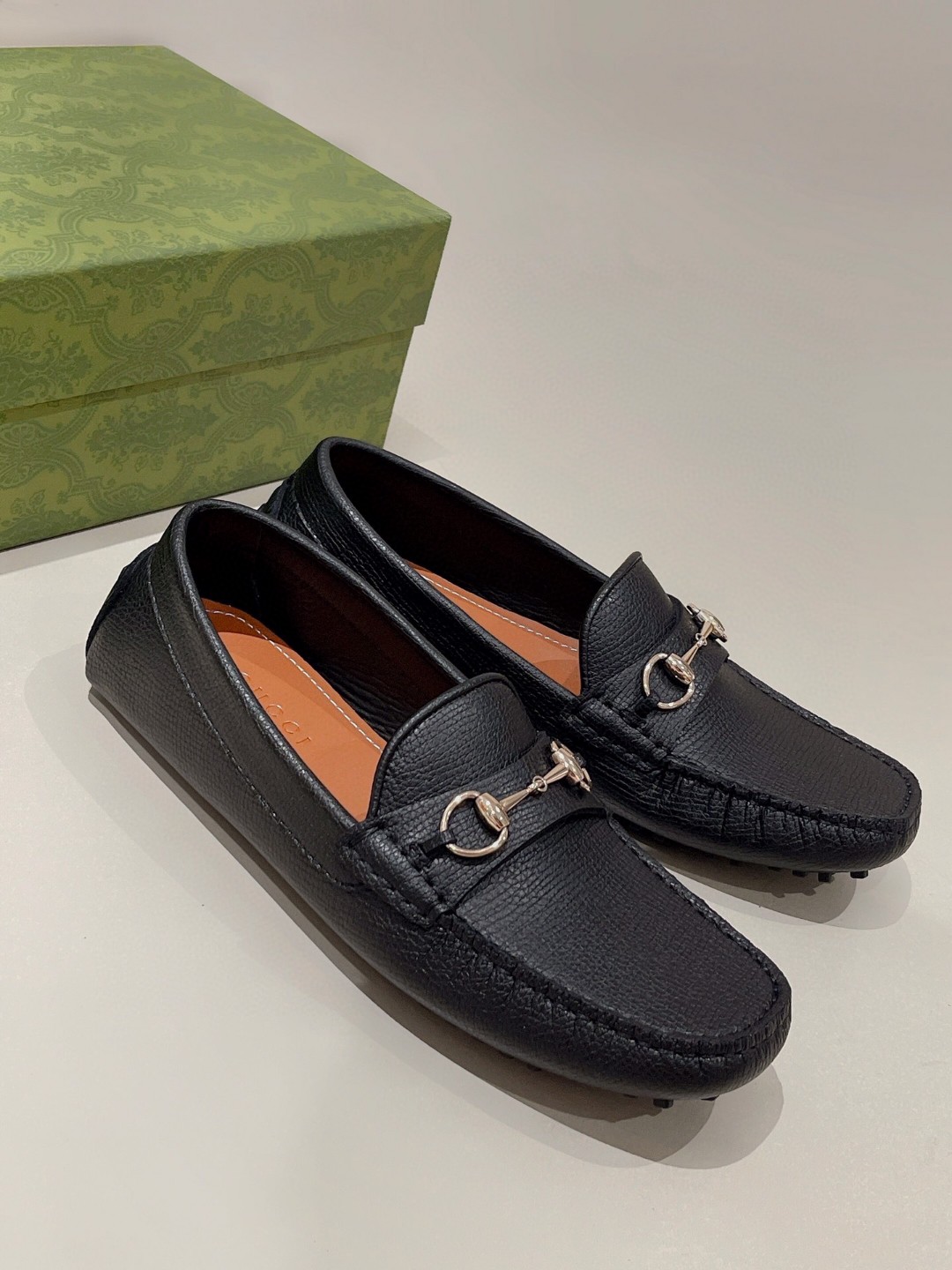 Gvc*1 Men’s Horsebit Driver Black For Men 674254 UDU00 1000