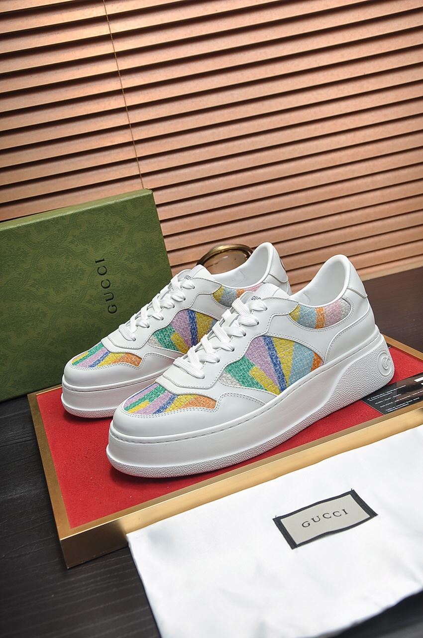 Gvc*1 Men’s Sneaker With Pale Rainbow White For Men 669582