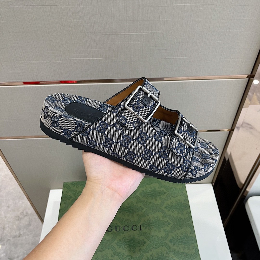 Gvc*1 Women’s Slide Sandal With Straps Blue For Women 658020 2HK60