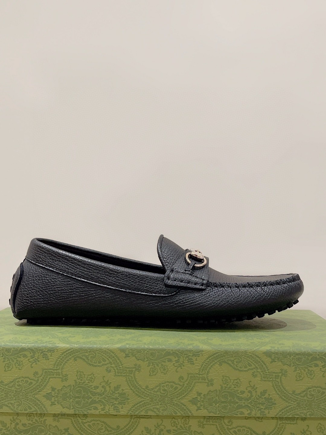 Gvc*1 Men’s Horsebit Driver Black For Men 674254 UDU00 1000