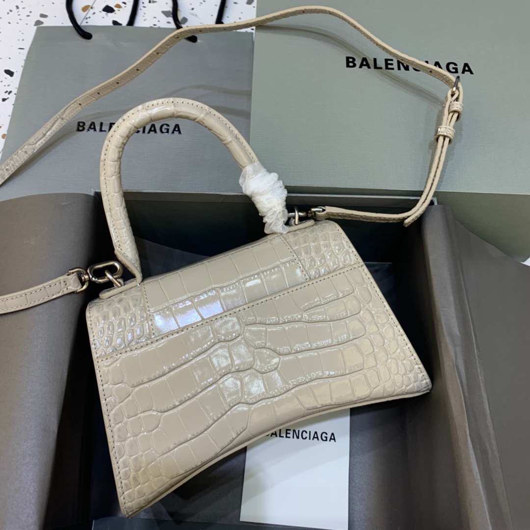Ba1en*iaga Hourglass Small Handbag In Beige, For Women, Women’s Bags 9in/23cm